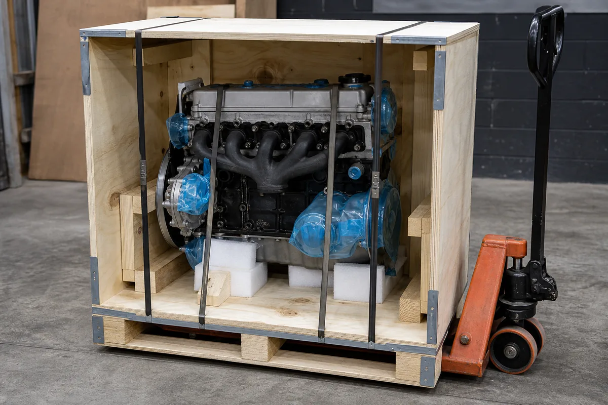22RE Engine for Sale — freight preparation