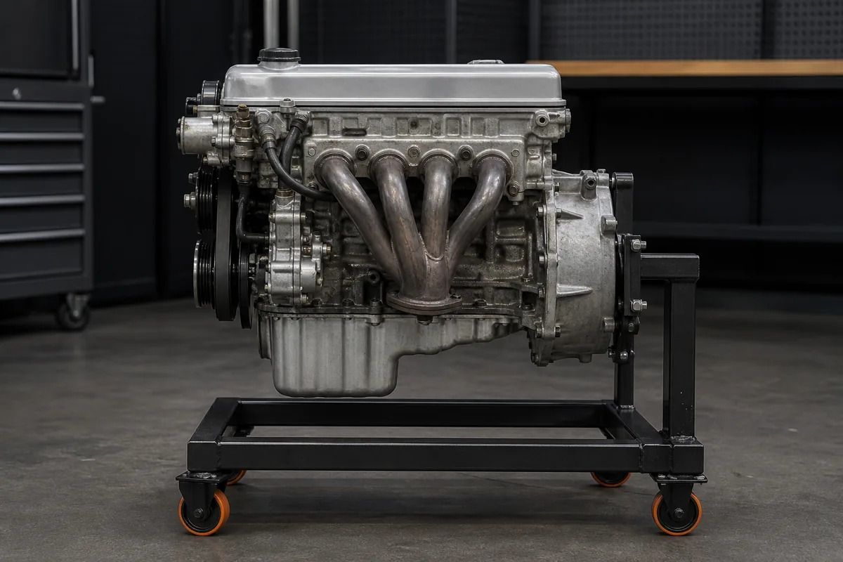 22RE Engine for Sale — side profile