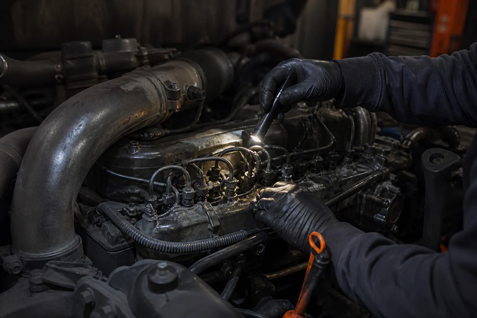 Cummins injector and turbo inspection