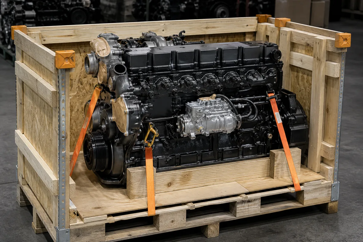 12 Valve Cummins Engine for Sale — freight preparation