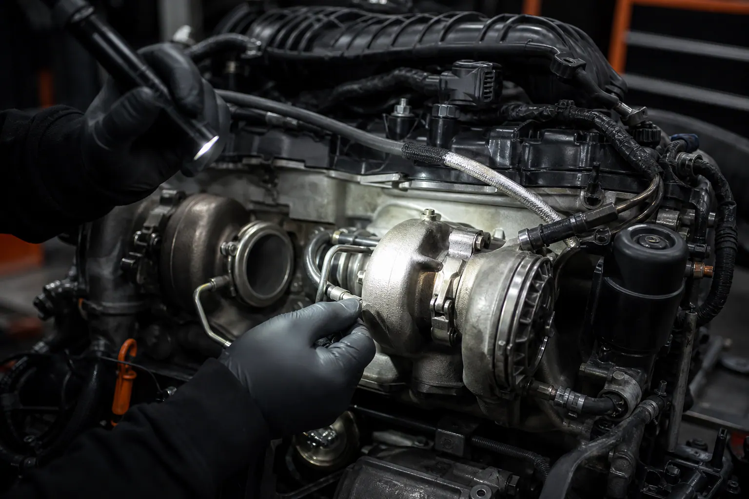3.5 EcoBoost turbo oil-line inspection