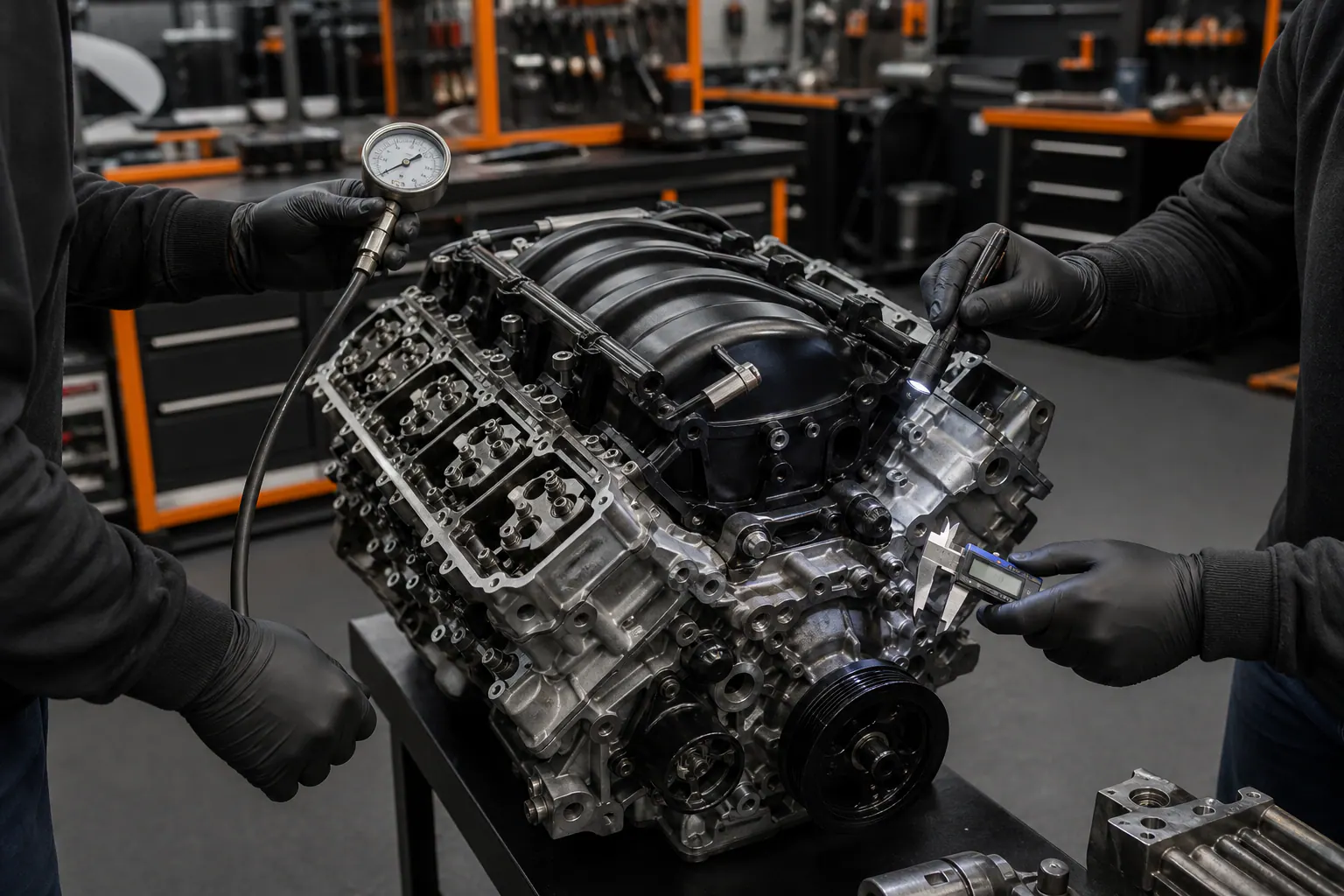 Representative engine quality-control inspection