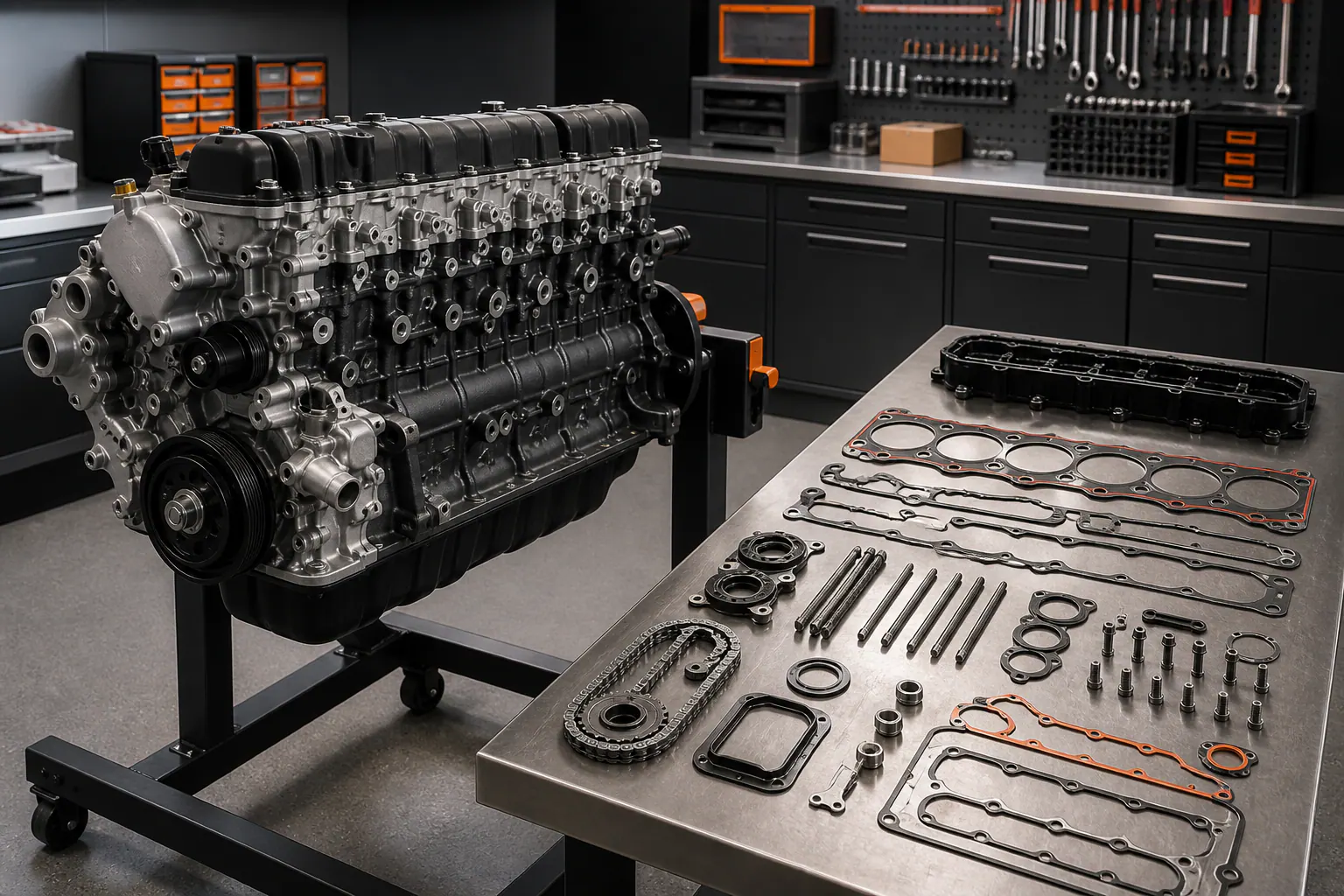 Representative remanufactured engine and components