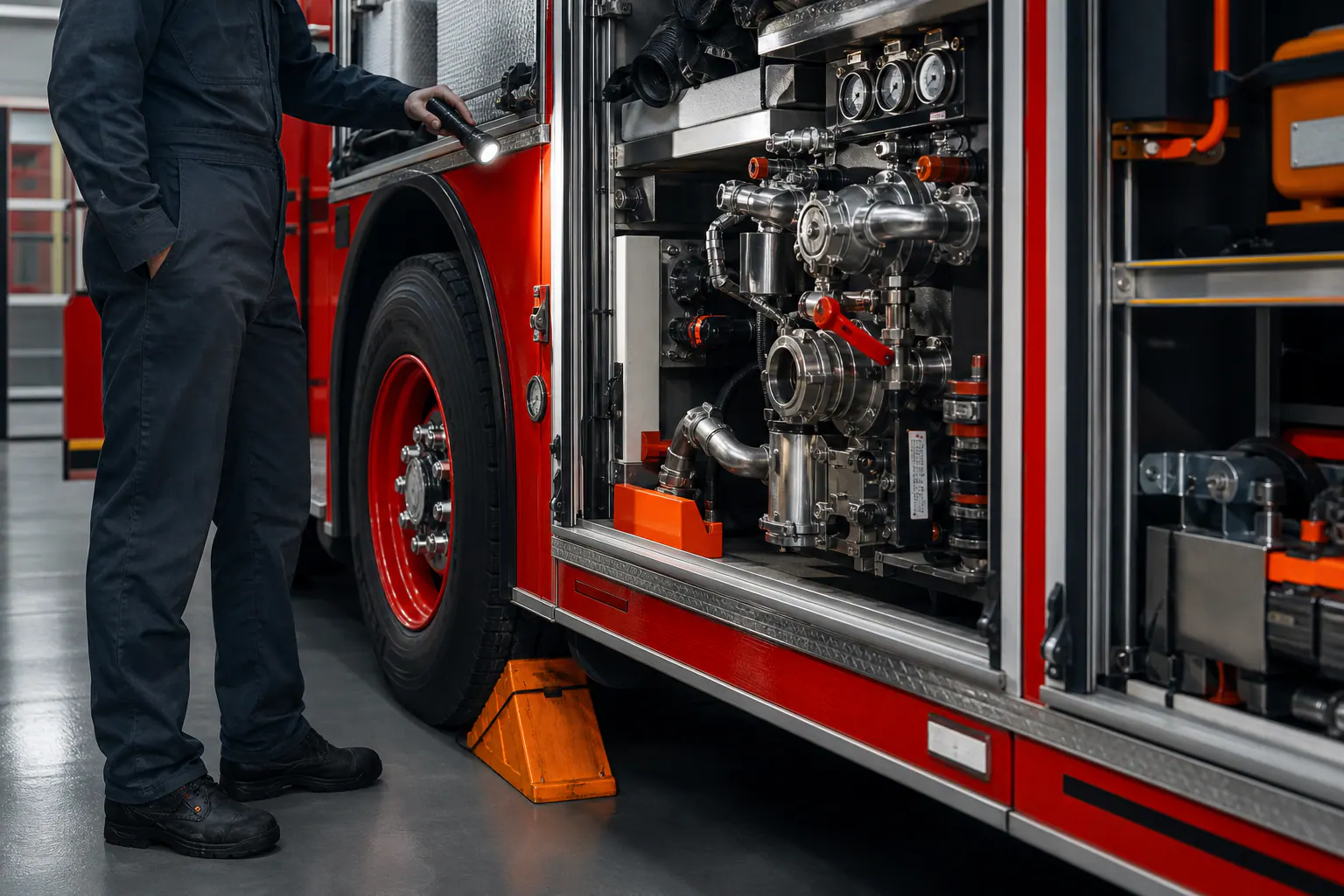 Fire engine pre-sale inspection