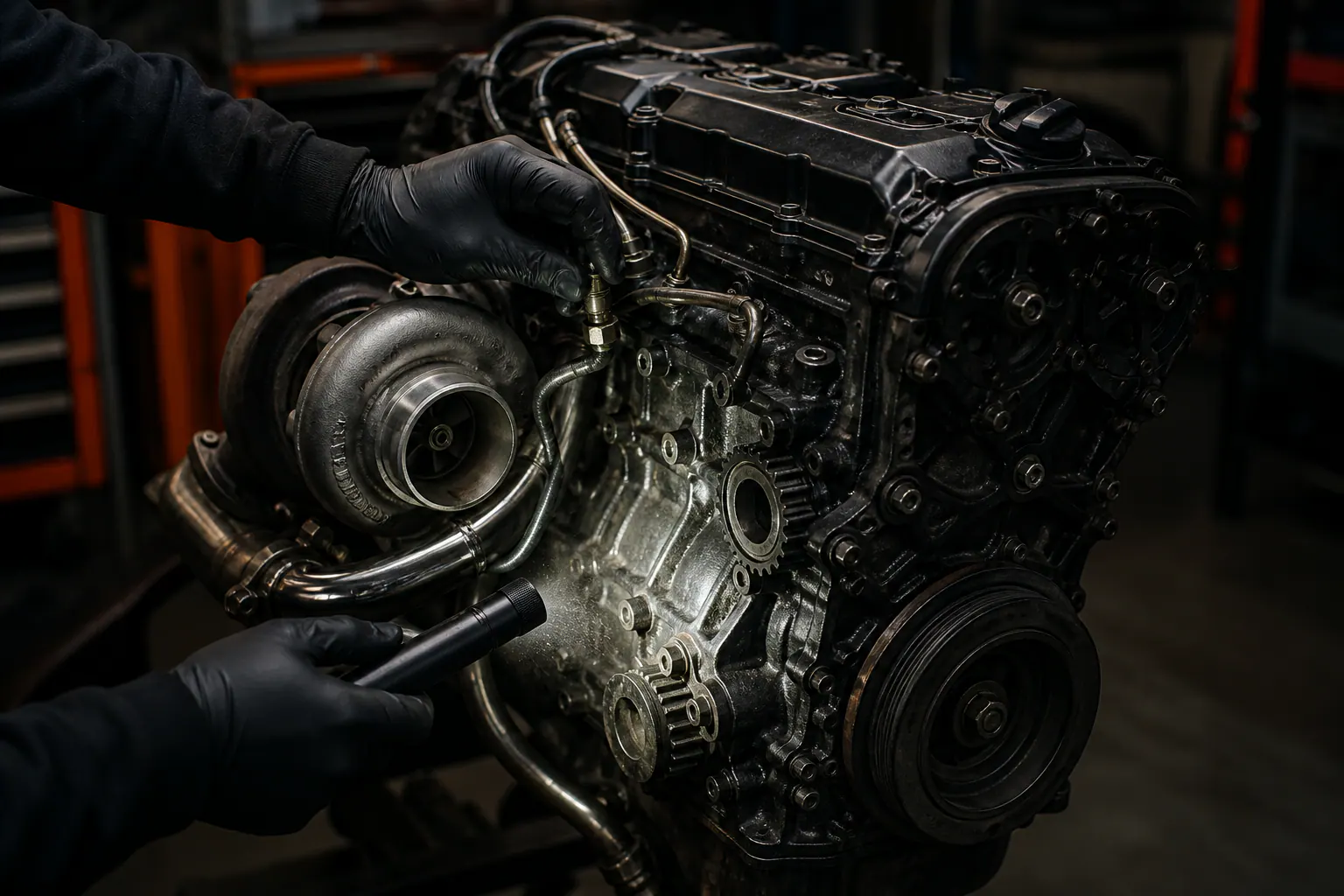 4G63 turbo oil-line and timing inspection