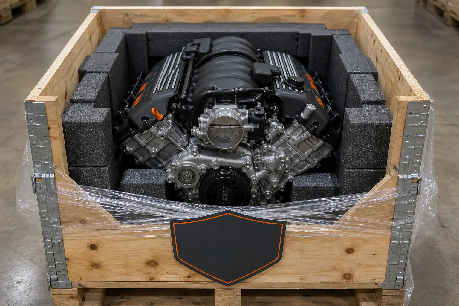 392 HEMI protected in premium freight crate