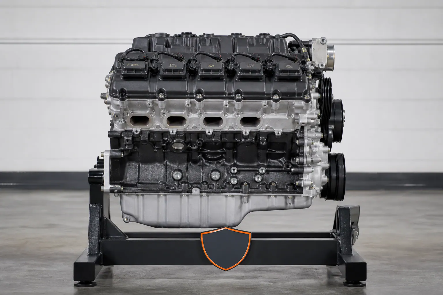 392 HEMI engine side profile