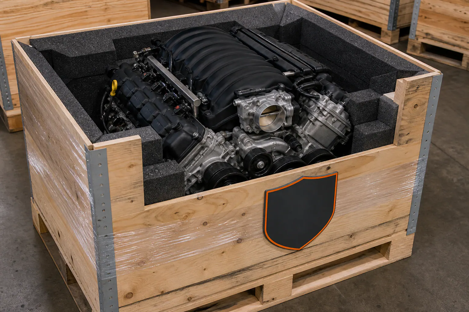 6.1 HEMI protected in premium freight crate