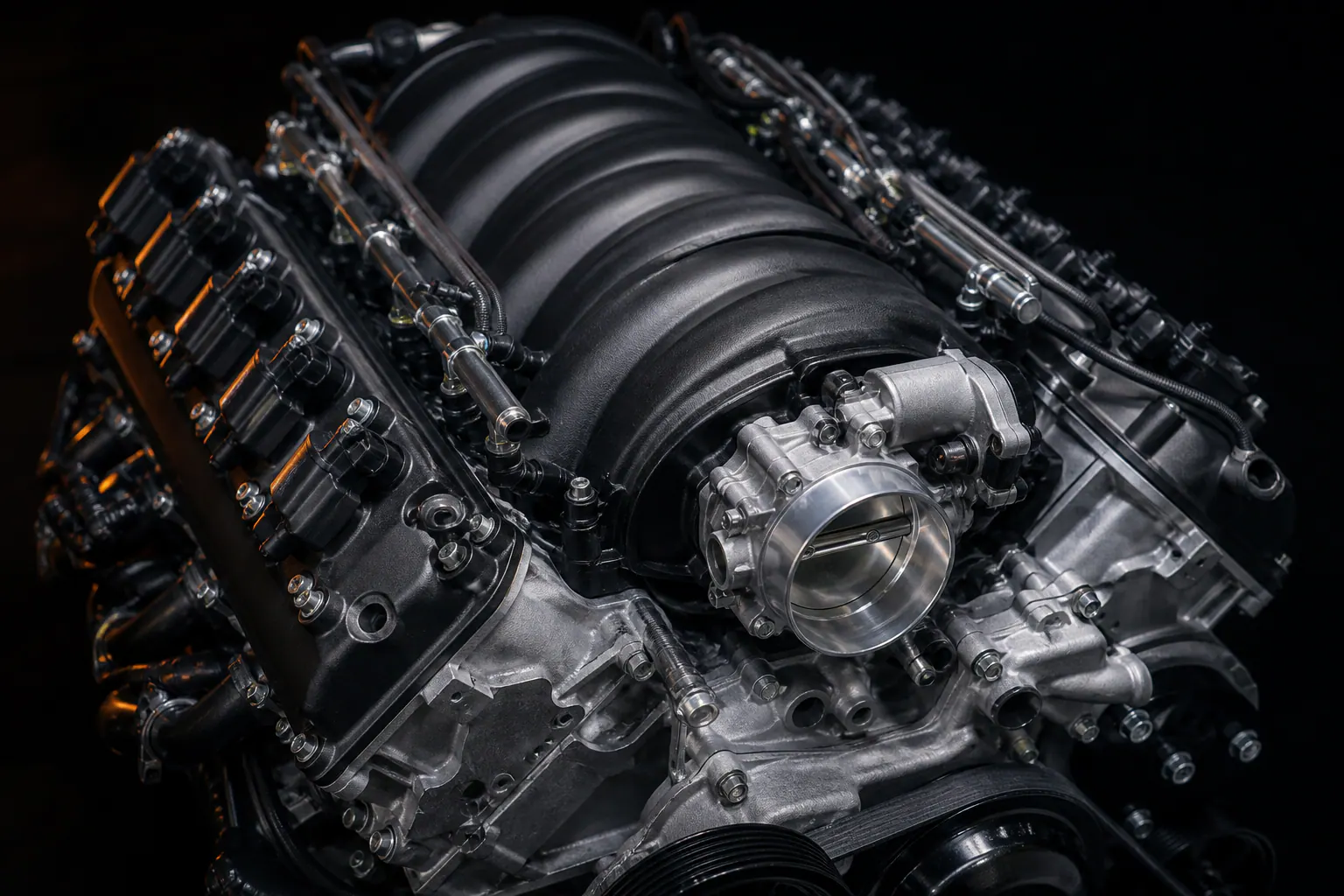 6.1 HEMI intake and ignition detail