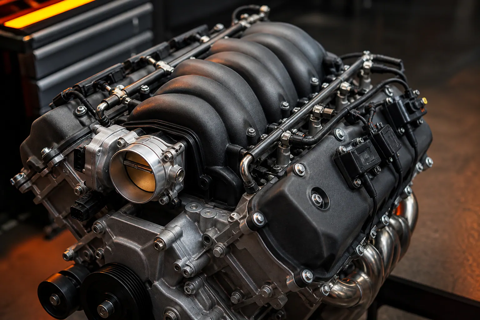 6.4 HEMI intake manifold and coil detail