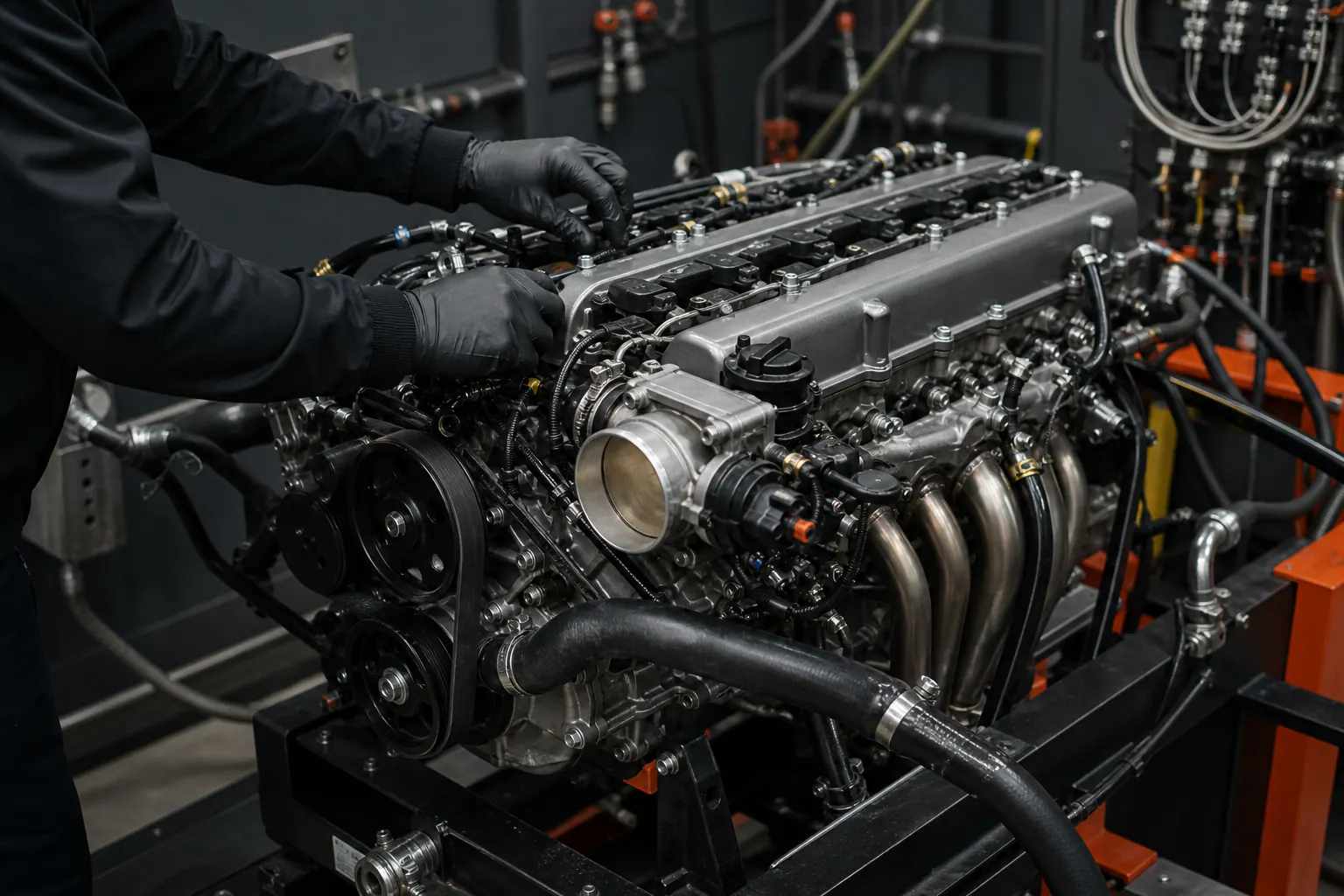 2JZ-GE run-stand quality verification