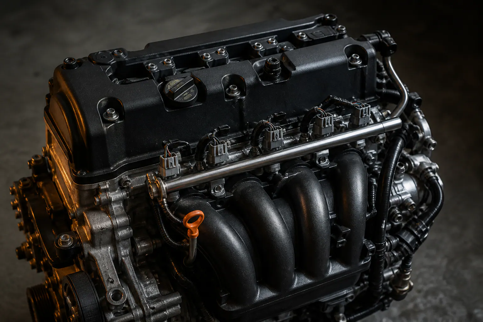 K20 cylinder head and valve cover detail