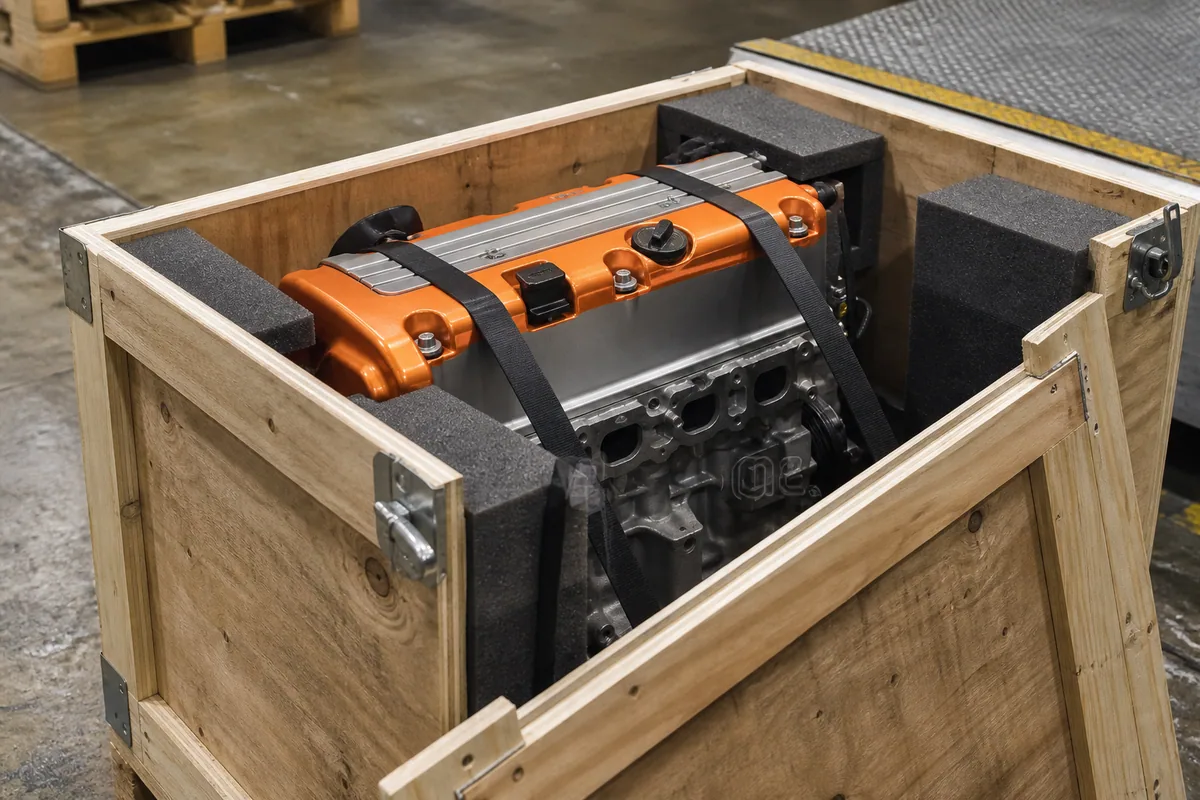K20A Engine for Sale — freight preparation