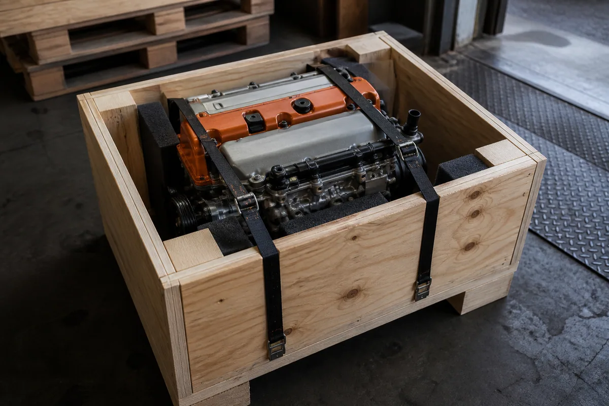 K20Z Engine for Sale — freight preparation