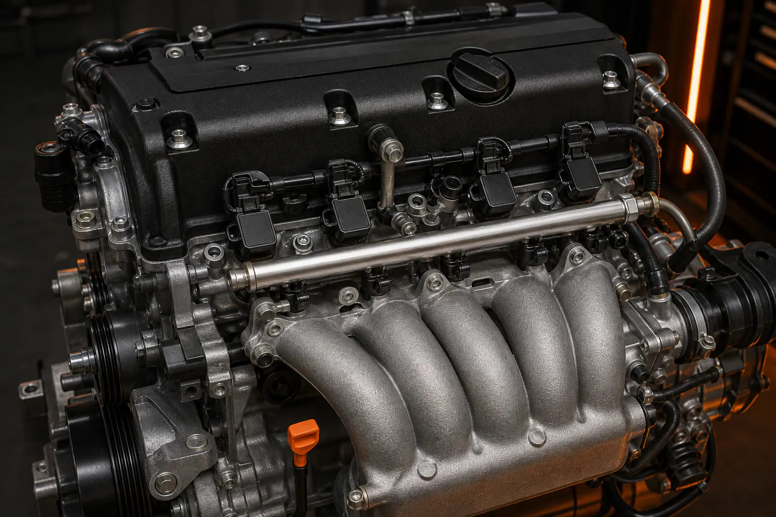 K24 cylinder head and valve cover detail