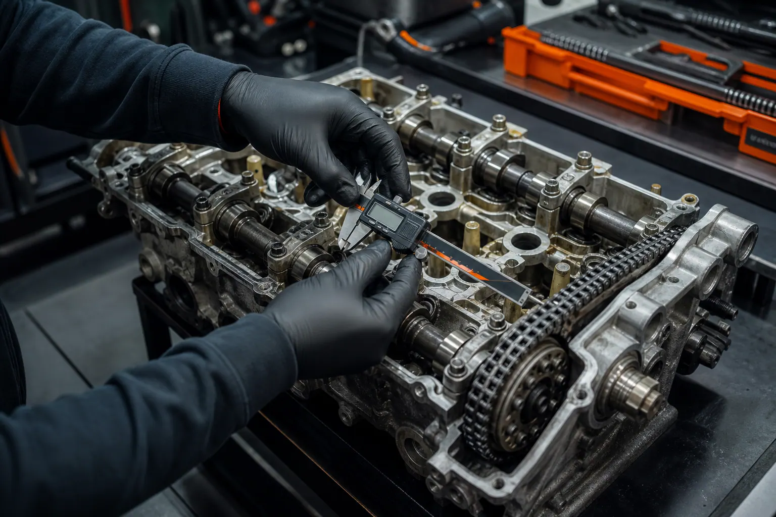 K24 camshaft and valvetrain inspection