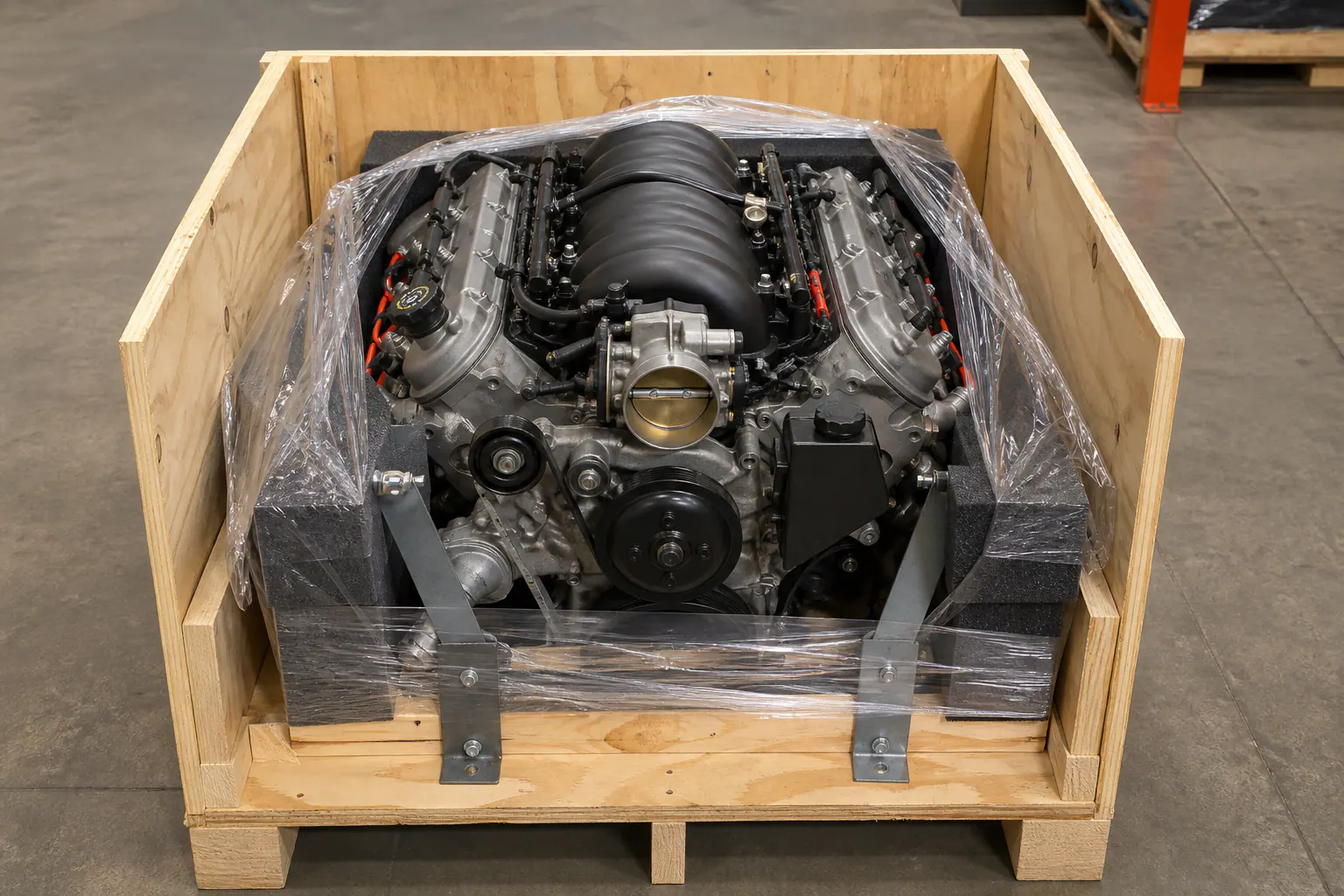 Representative LS1 freight packaging