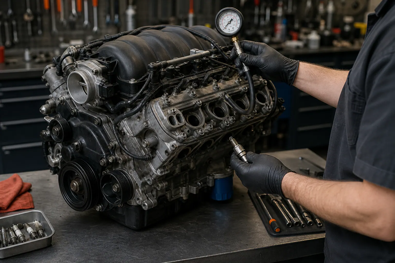 Representative LS1 compression inspection