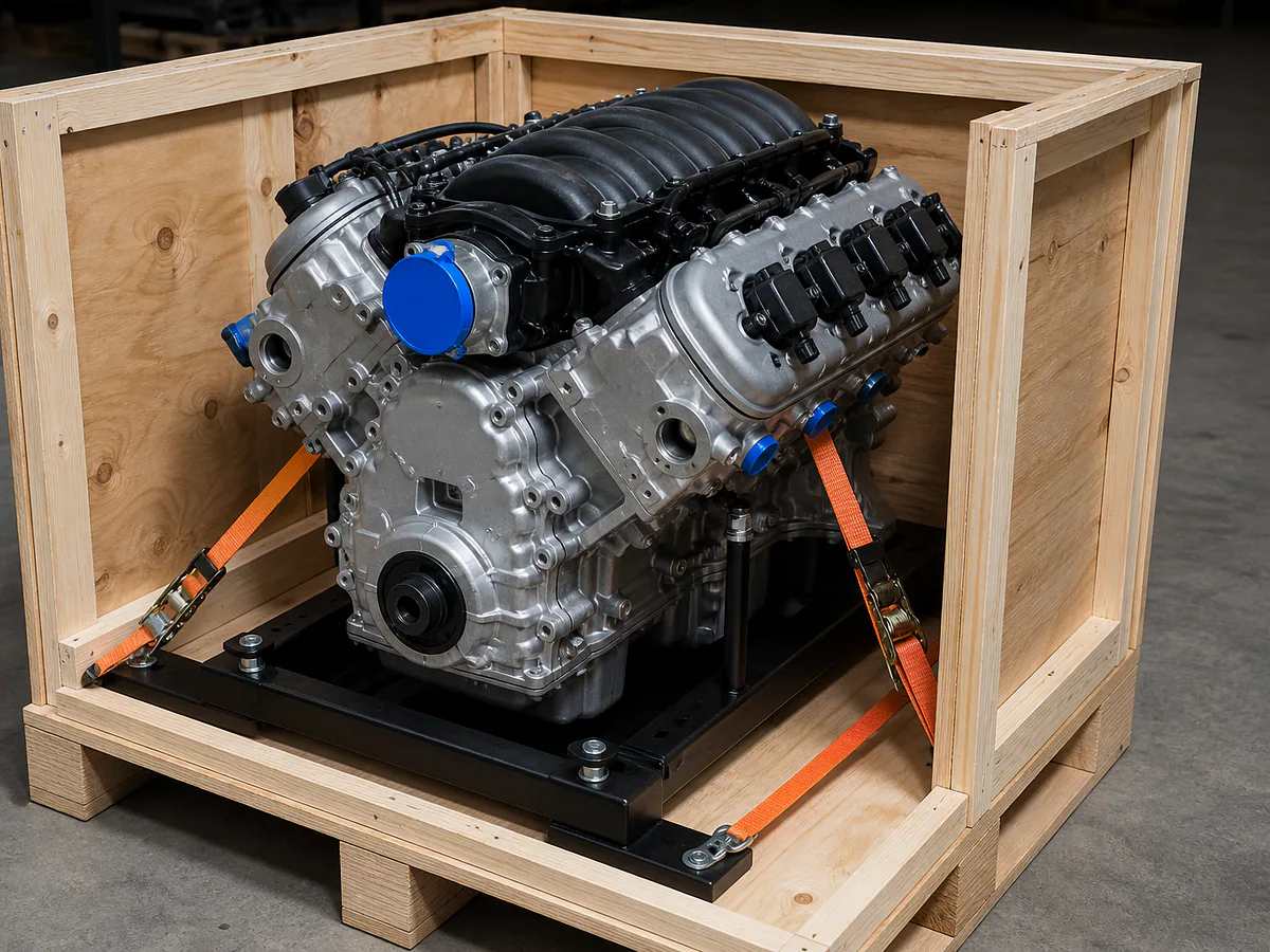 LS2 Engine for Sale — freight preparation