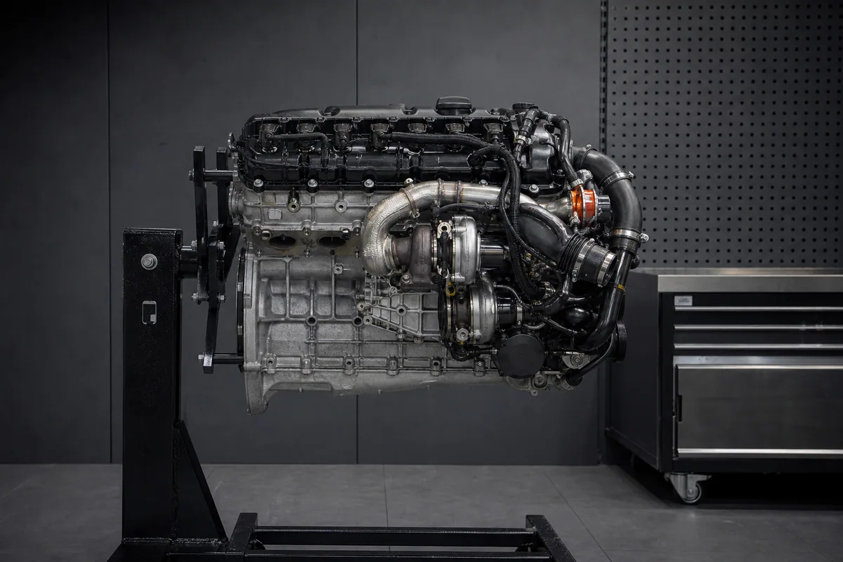 N54 Engine for Sale — side profile