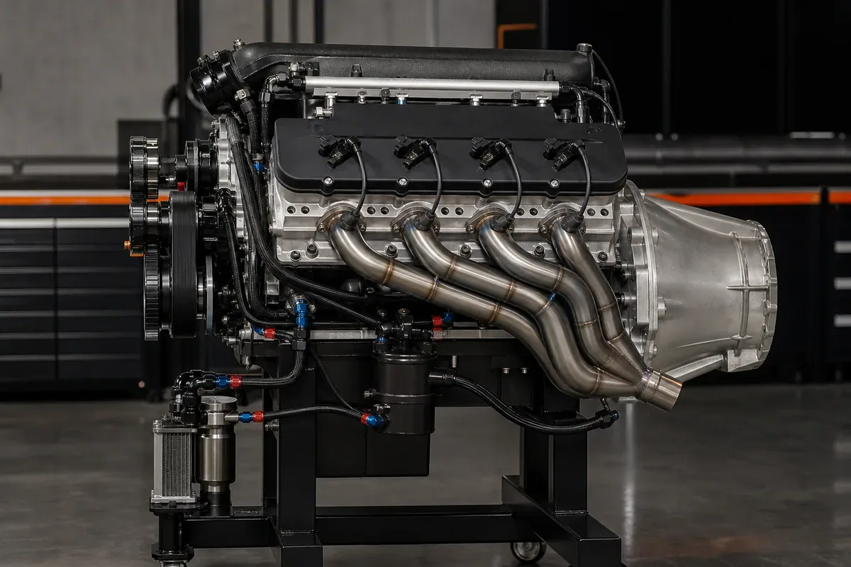 NASCAR Engine for Sale — side profile