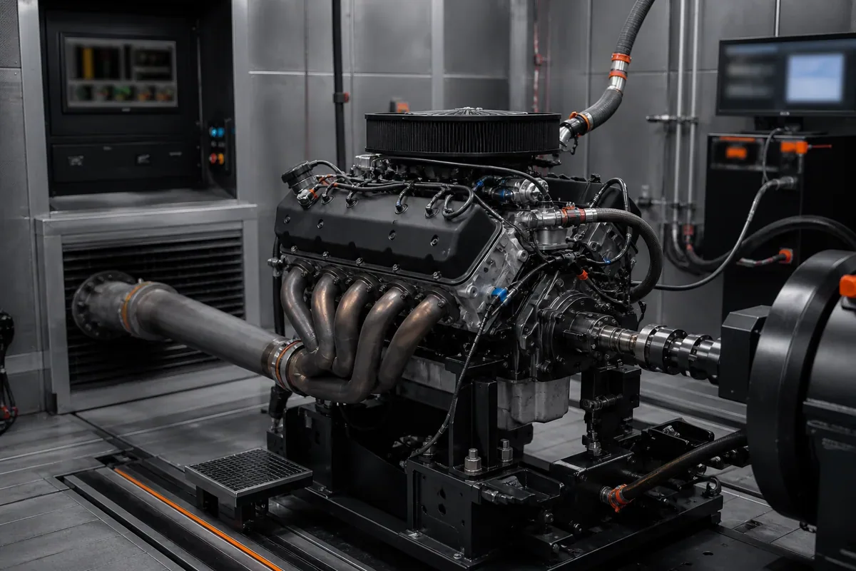NASCAR Engine for Sale — test verification