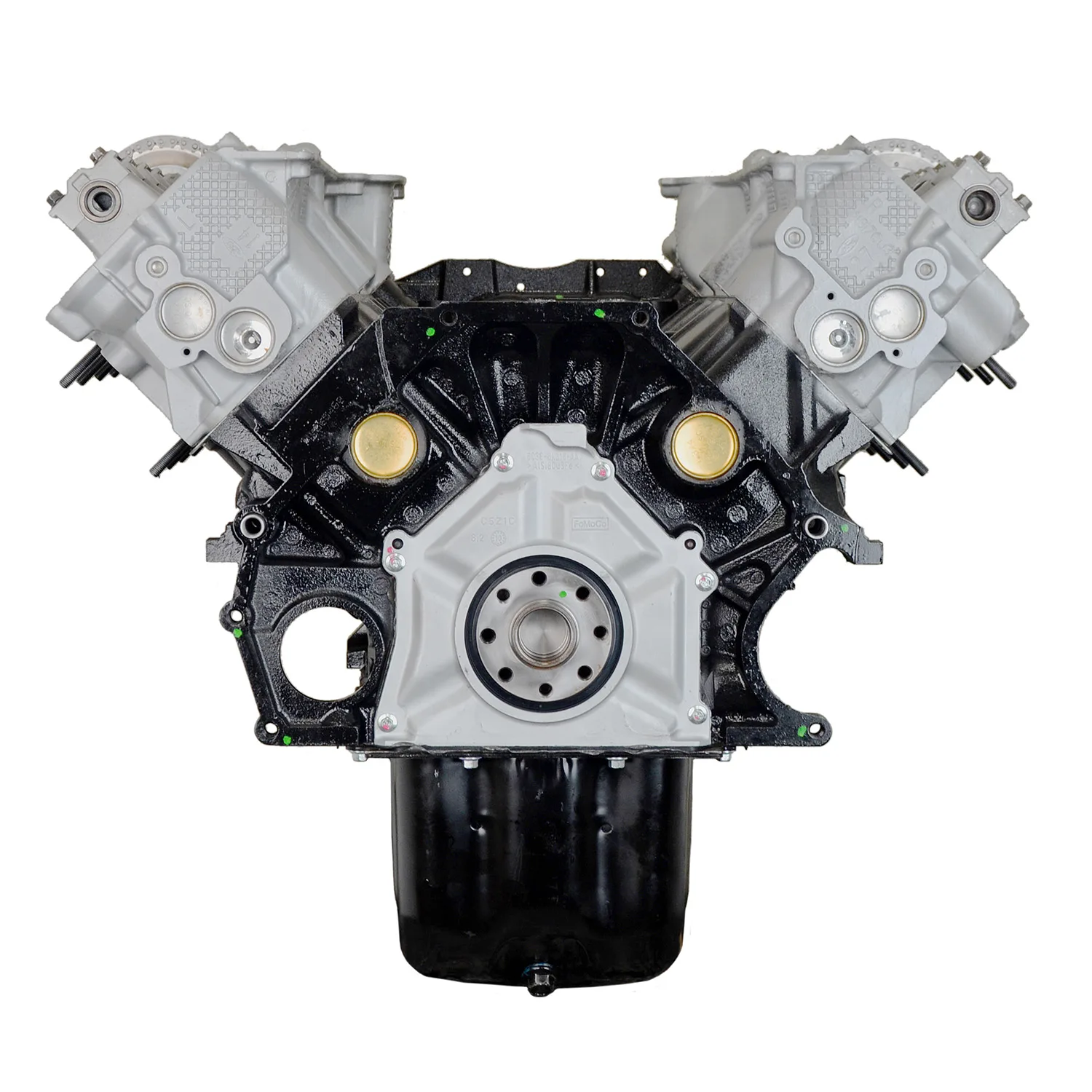 6.0 LS engine on branded inspection stand