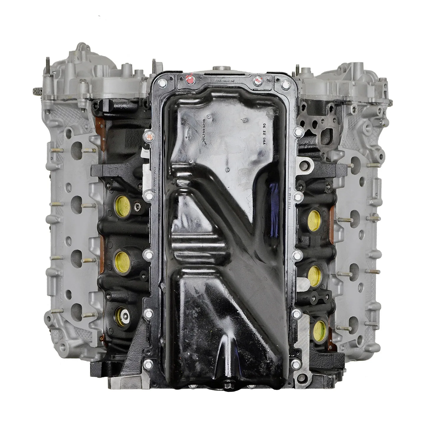6.0 LS engine secured in branded freight crate