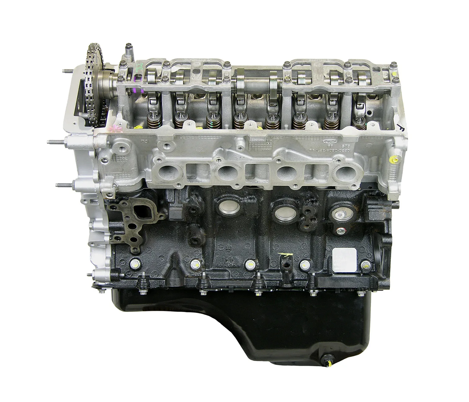 2001 Ford Mustang GT 4.6 SOHC 2 Valve VIN X intake manifold and throttle body detail