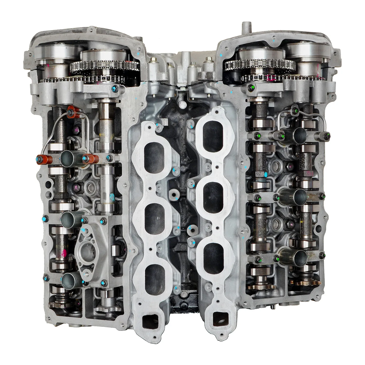 6.0 LS engine secured in branded freight crate