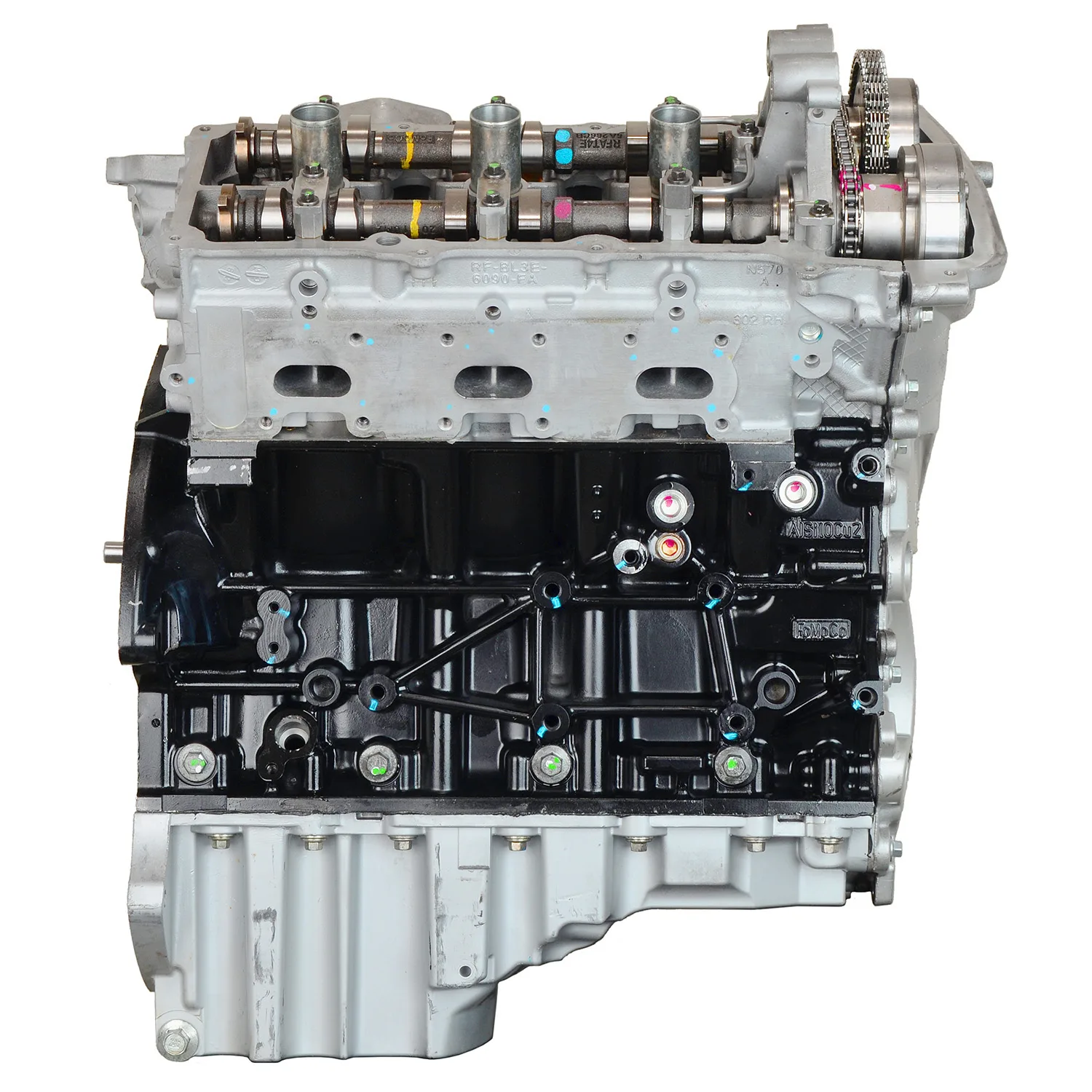 Ford EcoBoost 3.5L V6 intake manifold and throttle body detail
