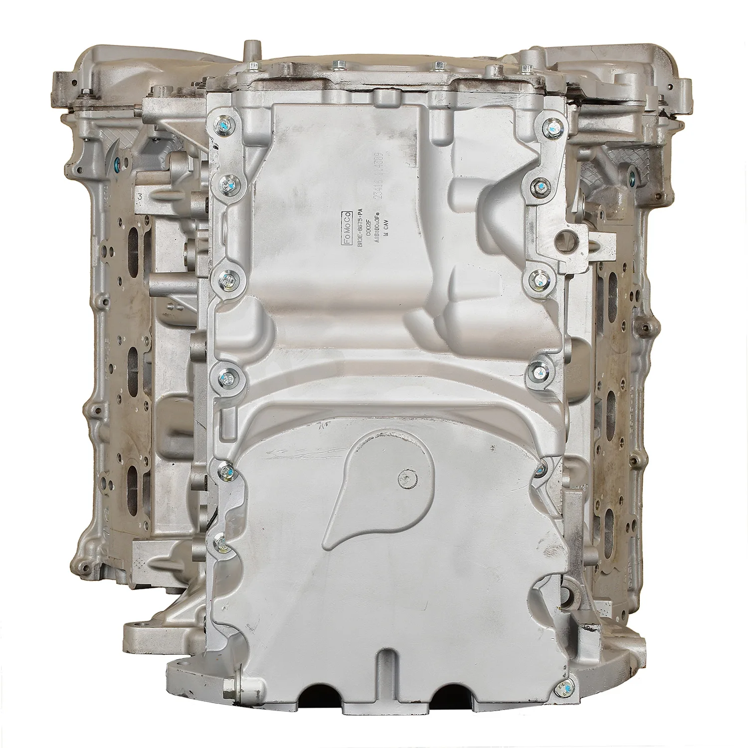6.0 LS engine secured in branded freight crate