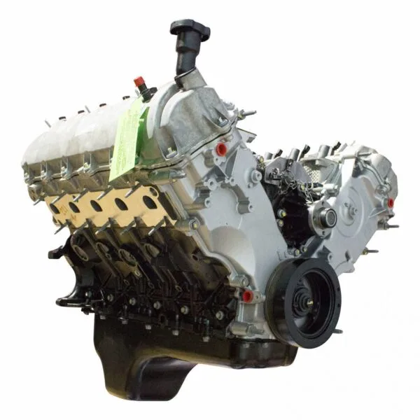 6.0 LS engine on branded inspection stand
