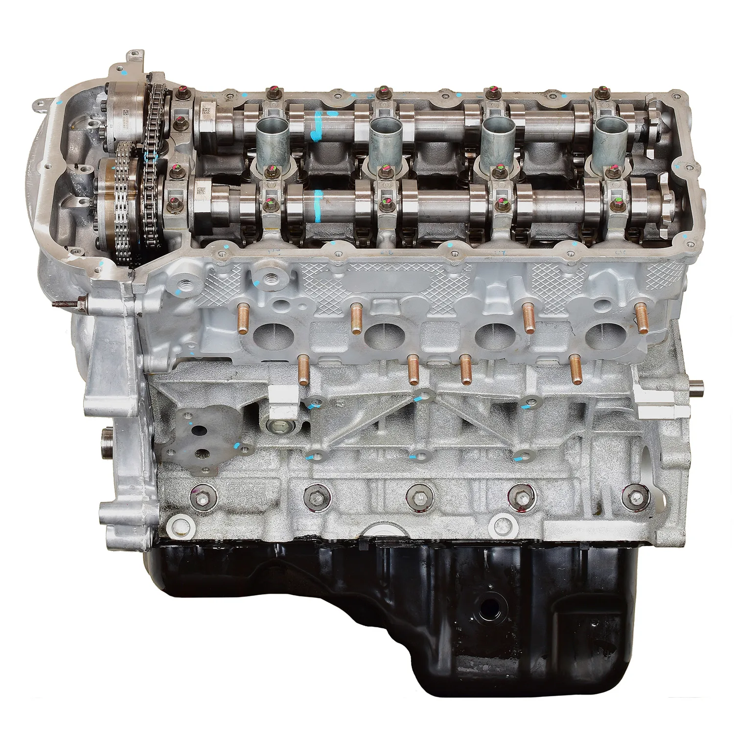 Ford 5.0L V8 intake manifold and throttle body detail
