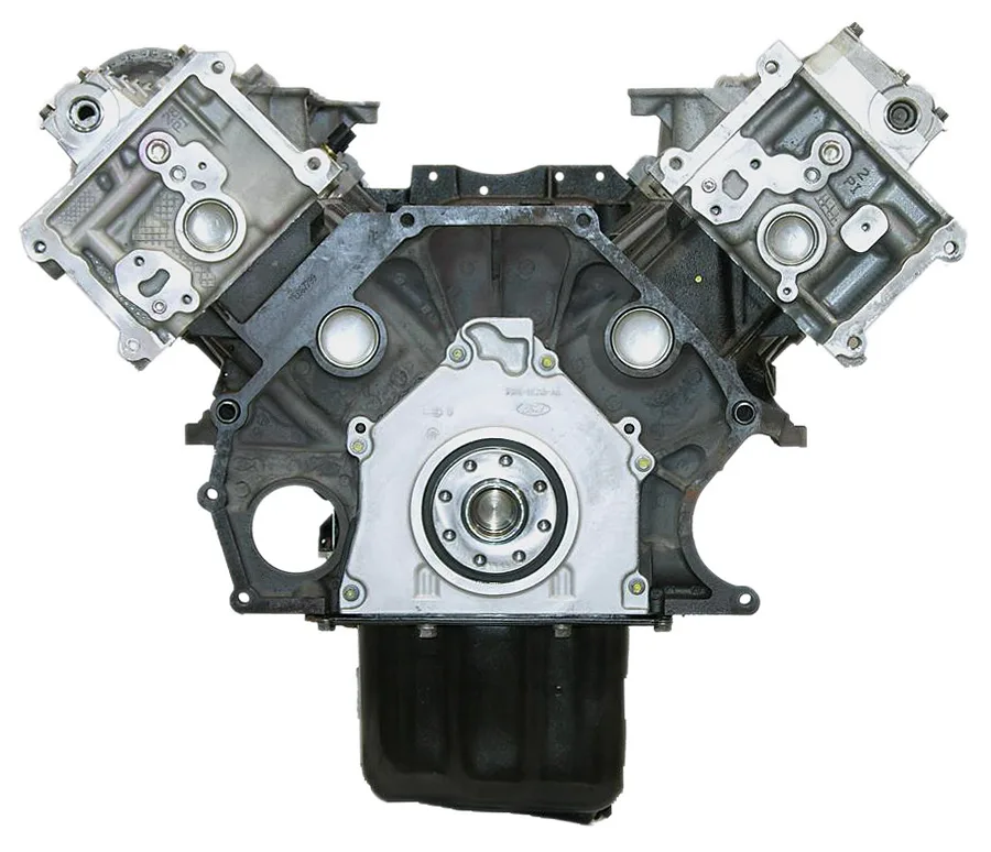 6.0 LS engine on branded inspection stand