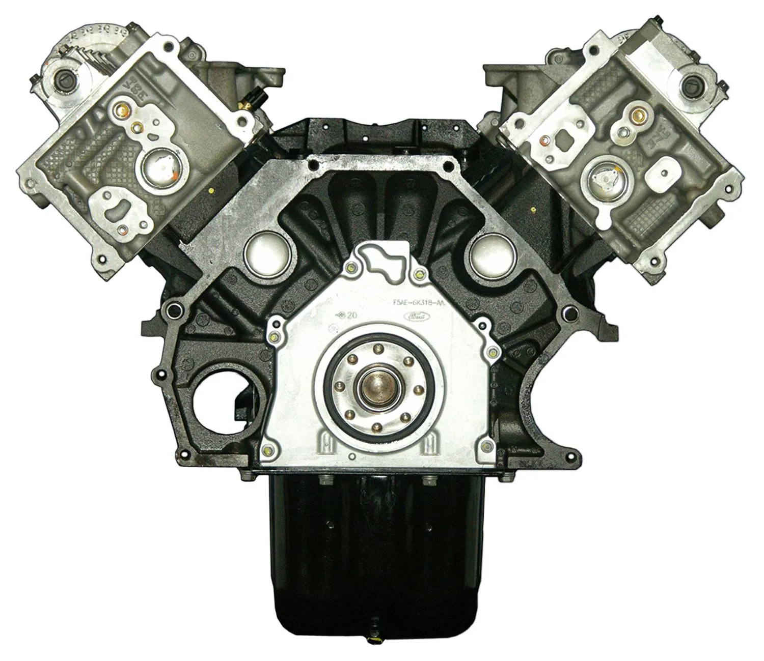 Ford 5.4L V8 2003-2004 Expedition Only SOHC 2 Valve Vin L intake manifold and throttle body detail