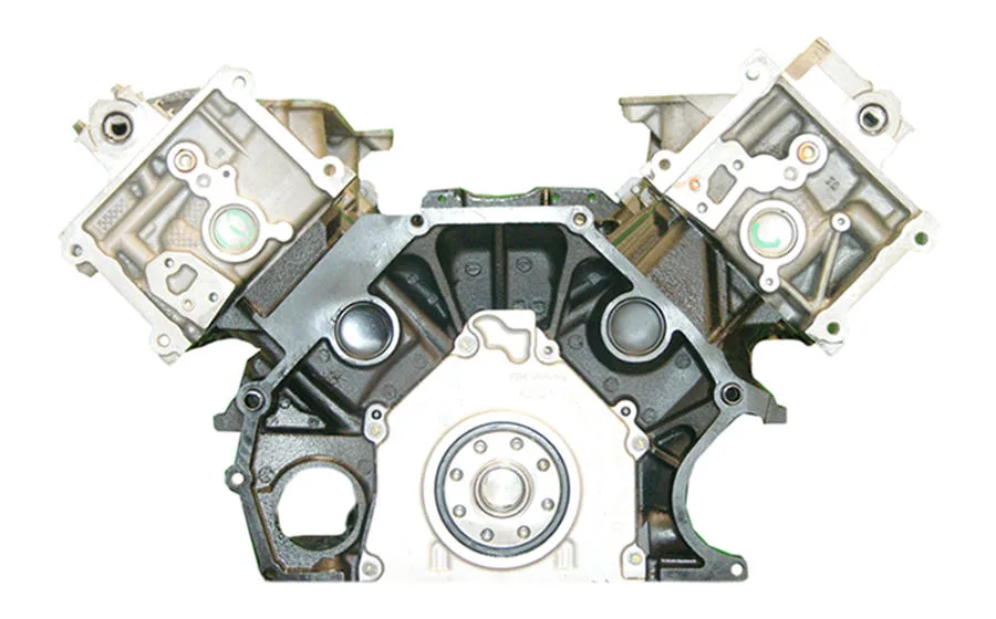 6.0 LS engine on branded inspection stand
