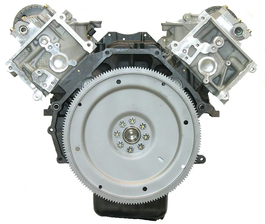 6.0 LS engine on branded inspection stand