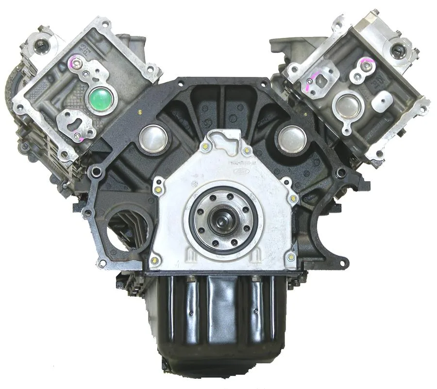 6.0 LS engine on branded inspection stand