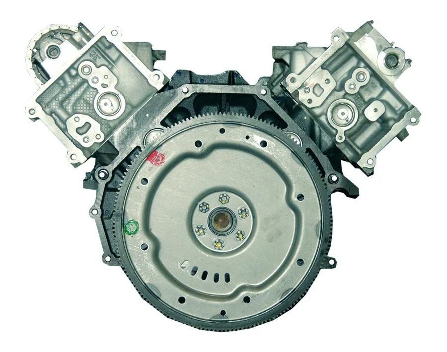 6.0 LS engine on branded inspection stand