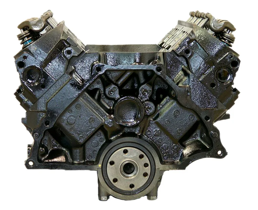 6.0 LS engine on branded inspection stand