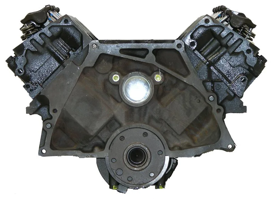6.0 LS engine on branded inspection stand