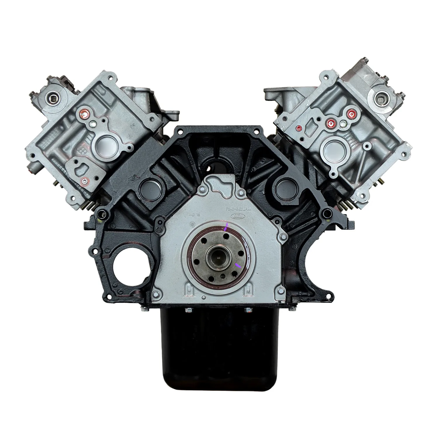 6.0 LS engine on branded inspection stand