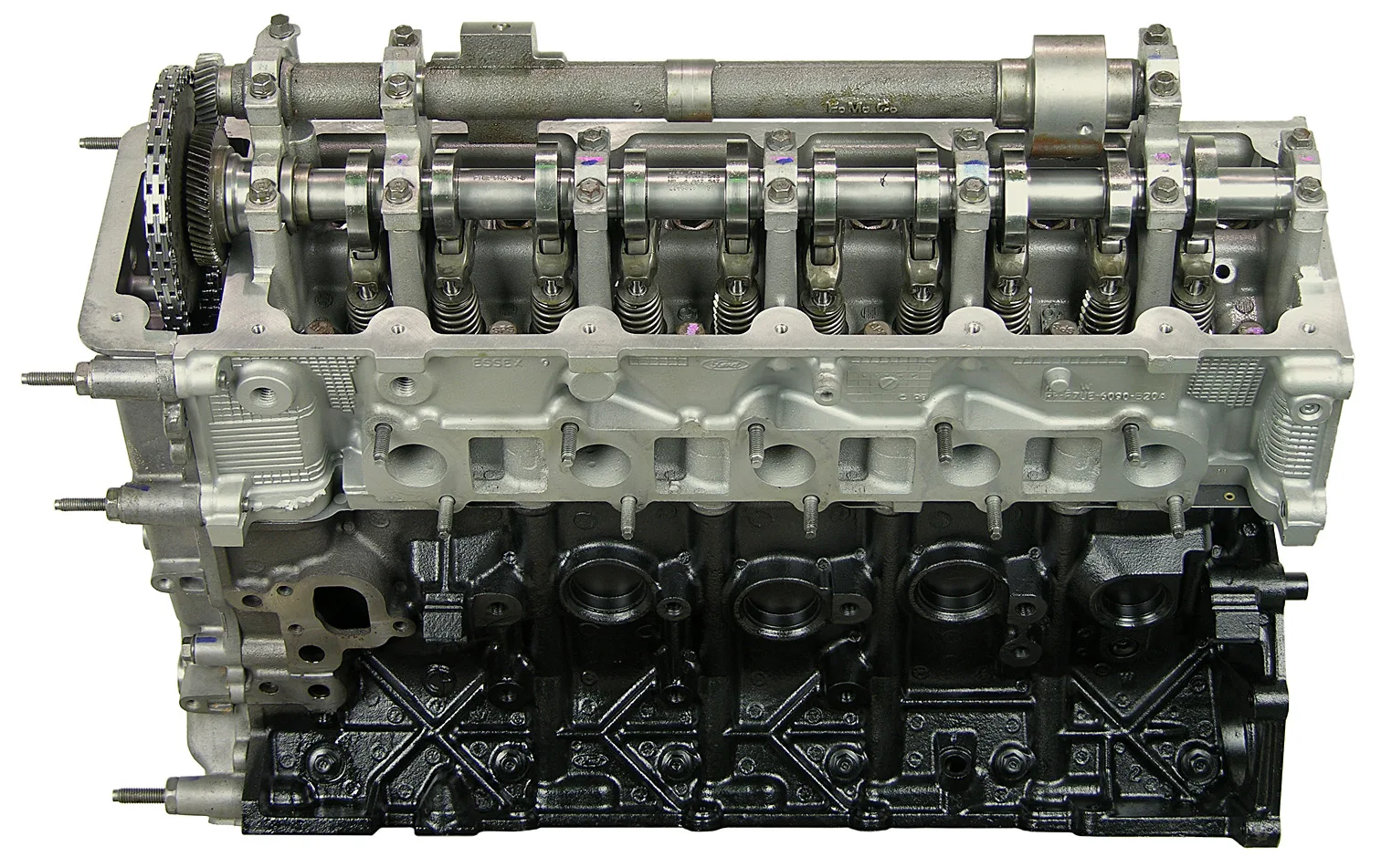 Ford 6.8L V10 intake manifold and throttle body detail