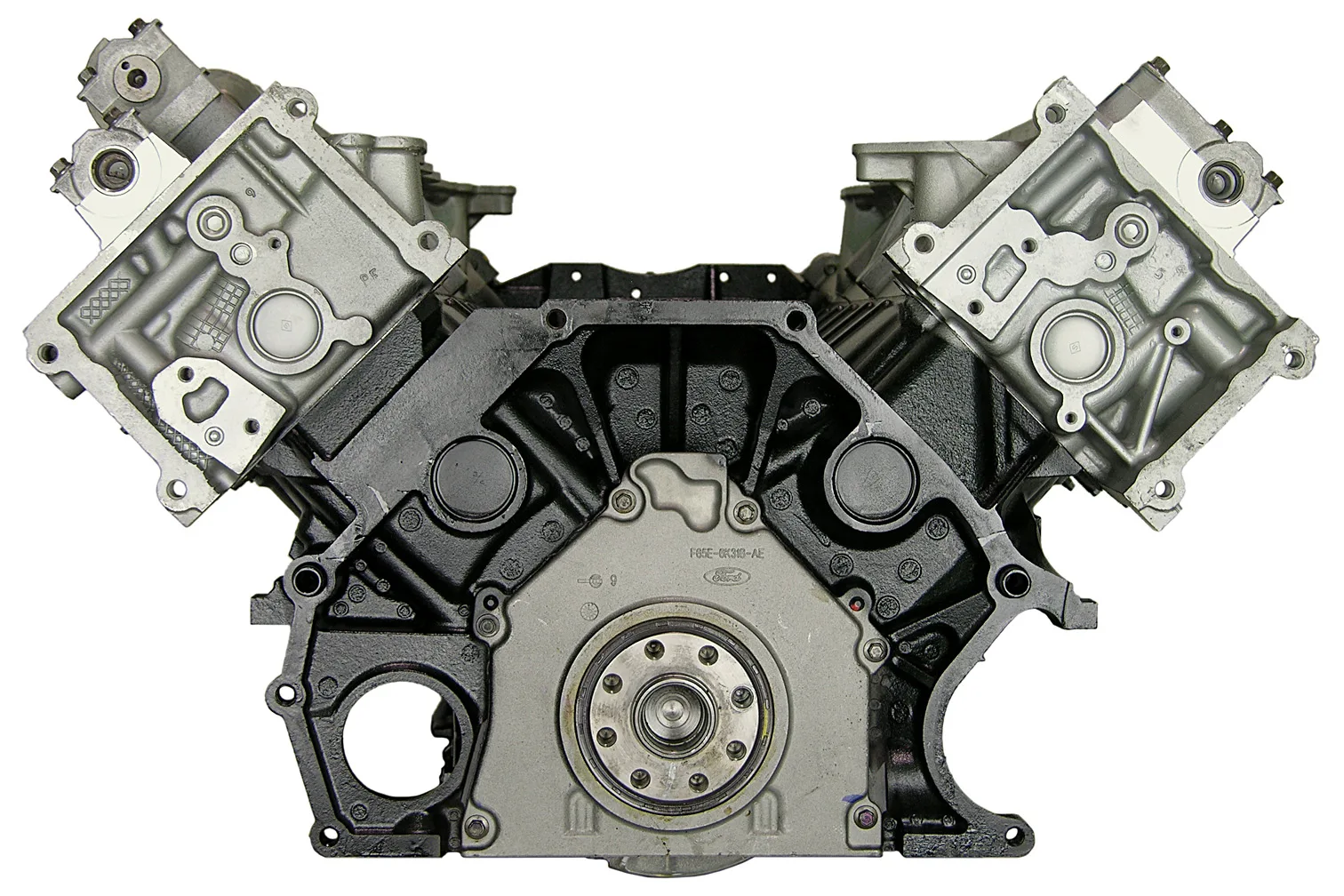 6.0 LS engine on branded inspection stand