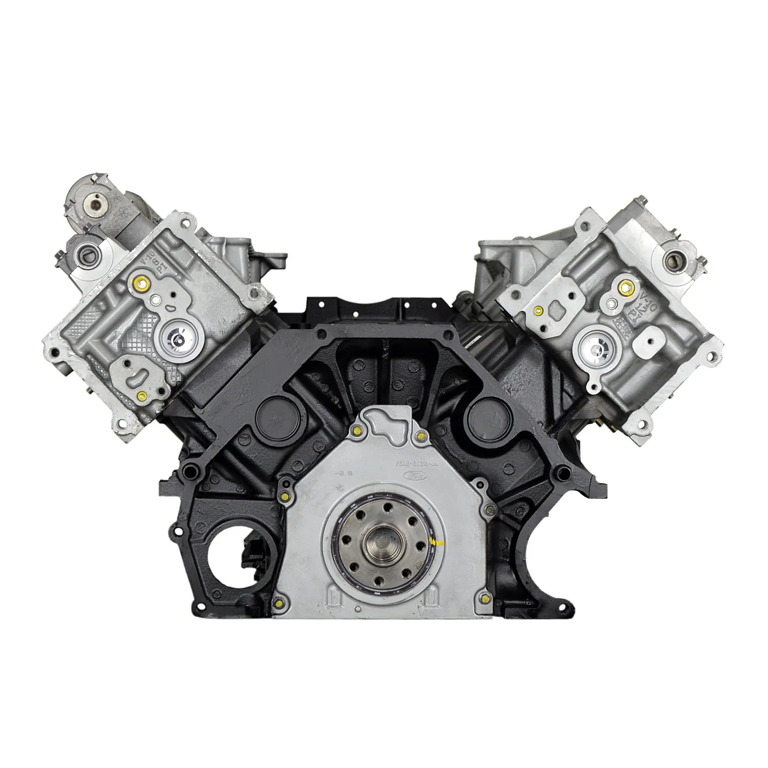 6.0 LS engine on branded inspection stand