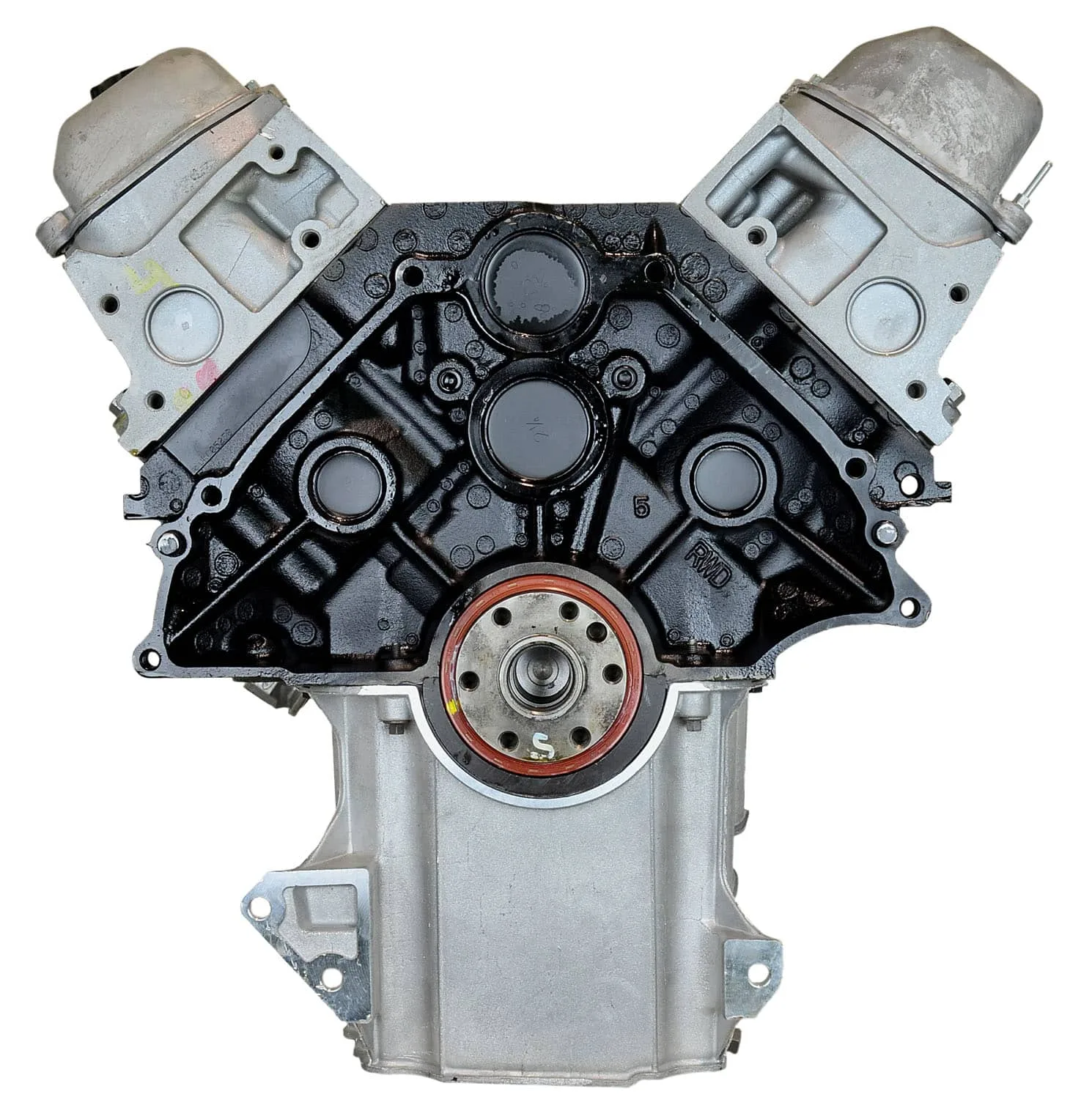 Ford 4.2L V6 intake manifold and throttle body detail