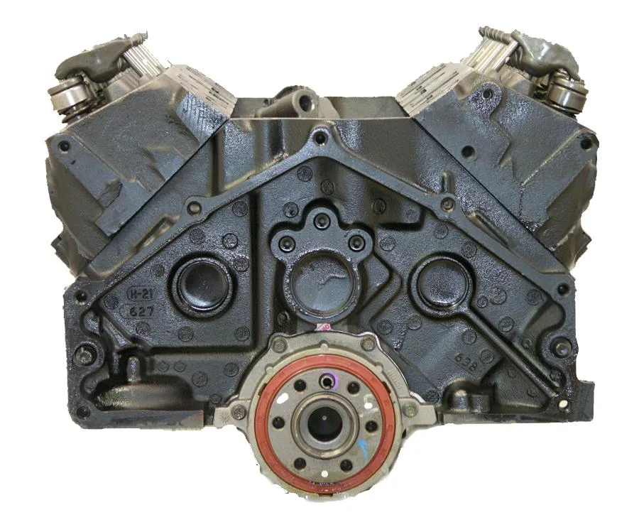 6.0 LS engine on branded inspection stand