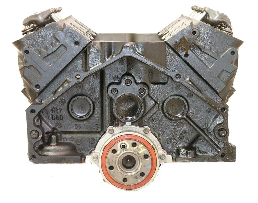 6.0 LS engine on branded inspection stand