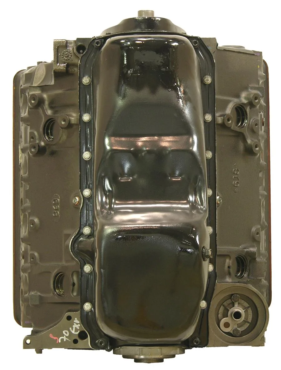 6.0 LS engine secured in branded freight crate